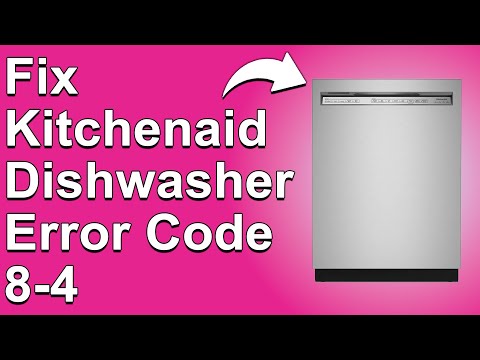Kitchenaid Dishwasher Error Code 8 4