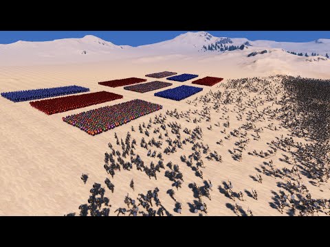 Alliance of Spartans , Roman & Knights | Ultimate Epic Battle Simulator | UEBS