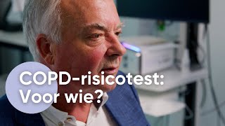 Who is the COPD risk test intended for?