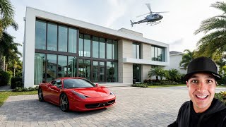 COMO É O DIA DE UM MILIONÁRIO NOS ESTADOS UNIDOS * MOSTRANDO CASA À VENDA DE R$ 6 MILHÕES *