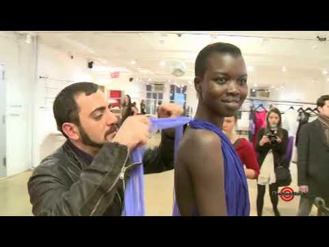 VON VONNI Fashion Designer Transformer Dress Model Presentation - NY Fall Winter 2011 | EXCLUSIVE
