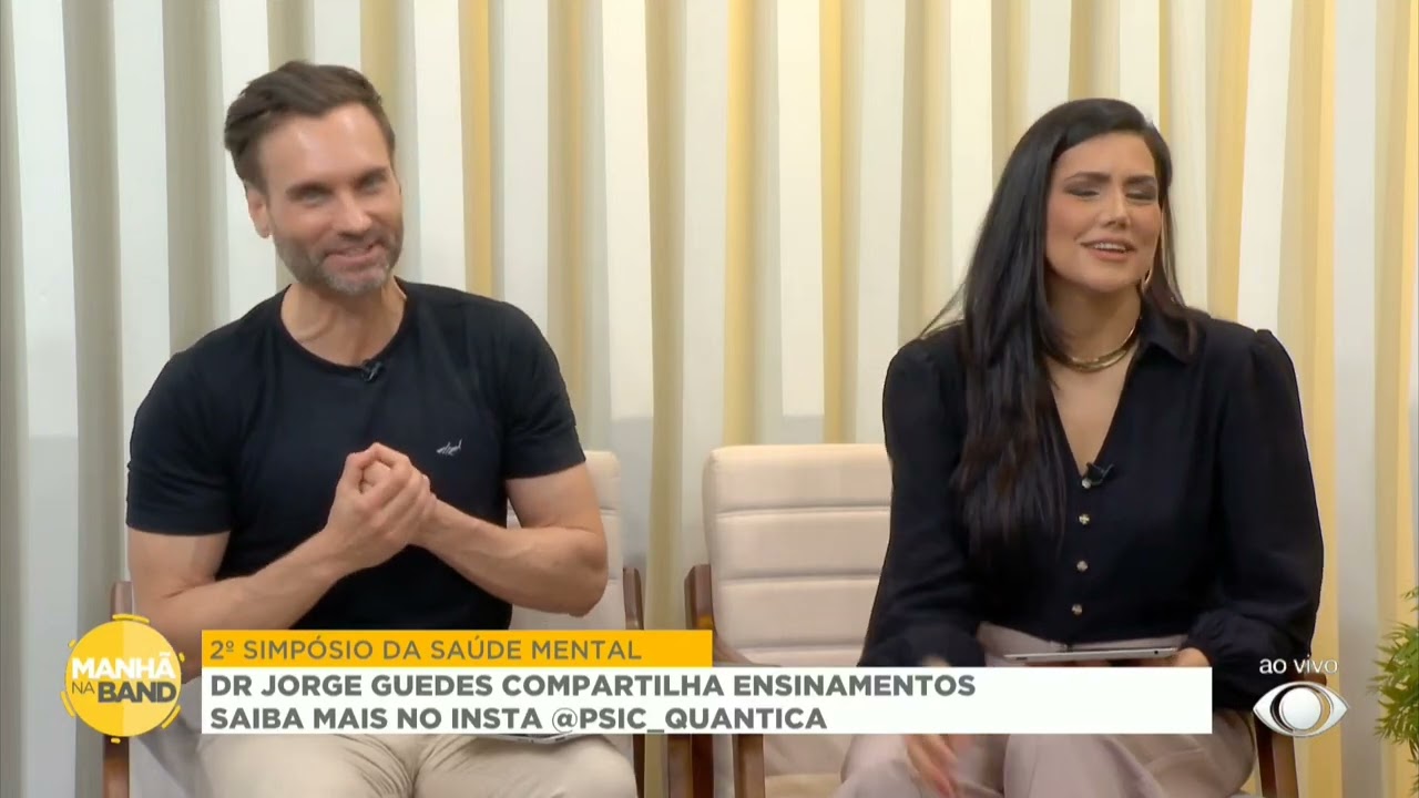 Mais uma participação no programa Manhã na Band da Band Vale SJC #Psicanalista #Neuropsicólogo  