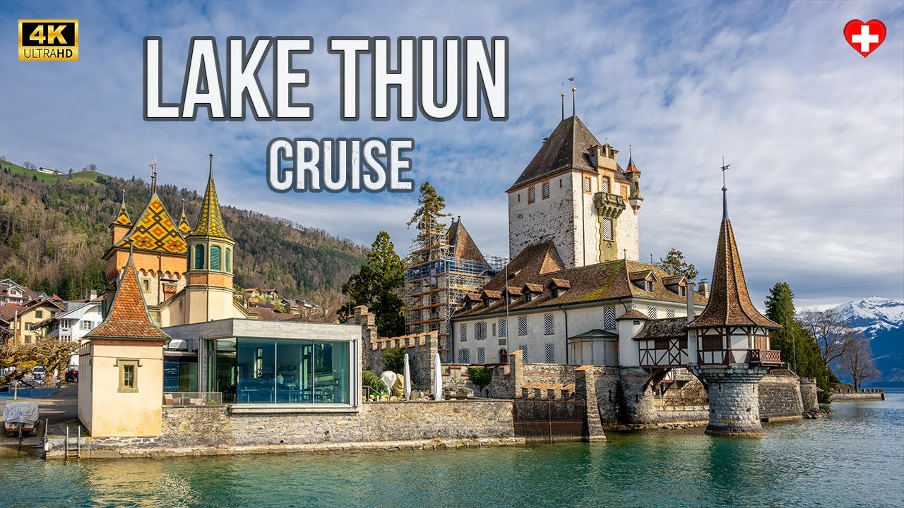 Embark on an immersive virtual cruise tour of the Lake Thun.
