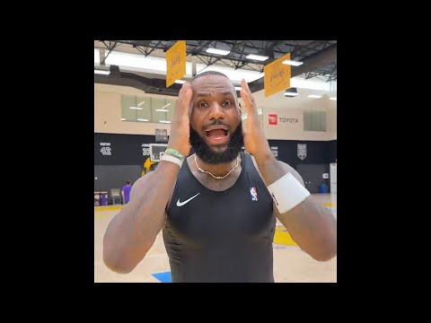 LeBron James hilarious reaction to being the oldest player in the NBA 😂