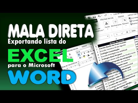 How to do a mail merge | Exporting a list from Excel to Word