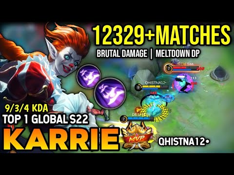 KARRIE BEST BUILD 2022 | BUILD TOP 1 GLOBAL KARRIE GAMEPLAY | MOBILE LEGENDS✓