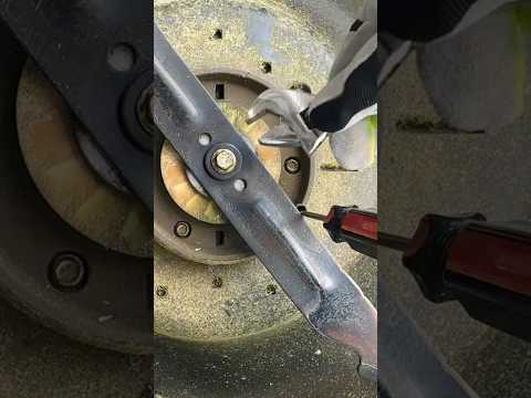 Easy DIY: EGO Lawnmower Blade Replacement.  #shorts #lawnmower #egomower