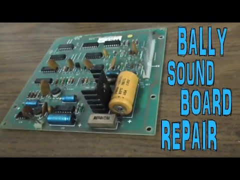 Finishing Up on a 1978 Bally Six Million Dollar Man Pinball Machine - Display and Sound Board Repair