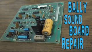 Finishing Up on a 1978 Bally Six Million Dollar Man Pinball Machine - Display and Sound Board Repair