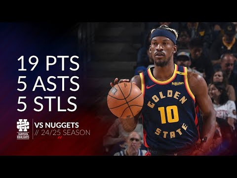 Jimmy Butler 19 pts 5 asts 5 stls vs Nuggets 24/25 season