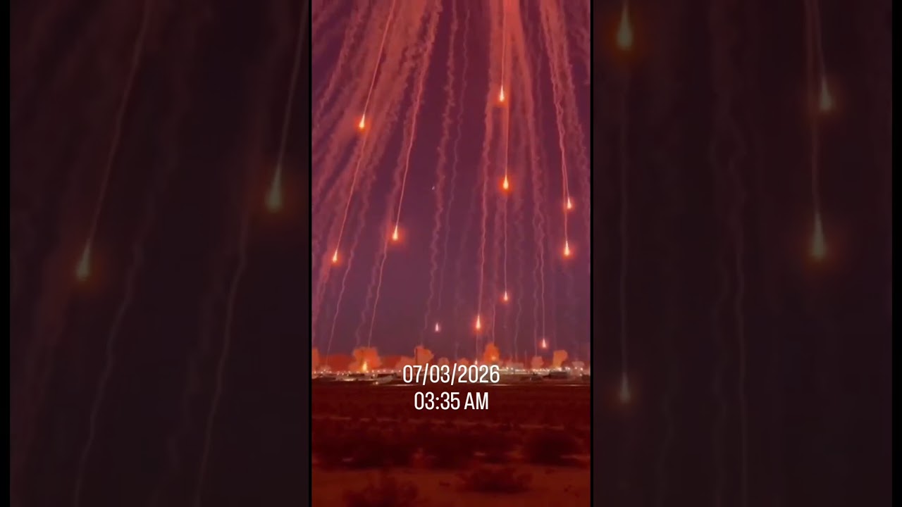 Langit Tel Aviv Menyala! #viral #trending #global #iran #amerika #israel #fyp #fypシ