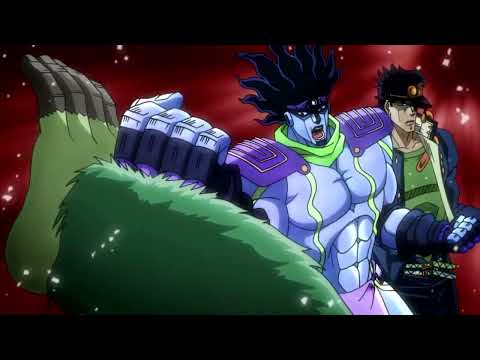 JJBA Stardust Crusaders - Dark Blue Moon/Strength - Animation Highlights.