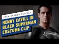 Zack Snyder Reveals Henry Cavill in Snyder Cut Black Superman Suit Clip | Comic Con 2020