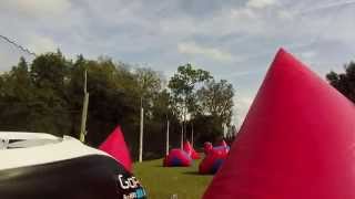 preview picture of video 'POV speedball gameplay at Orbital Paintball'