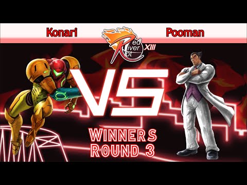 Red River Riot XIII - WR3 - Konari (Samus) vs Pooman (Kazuya)