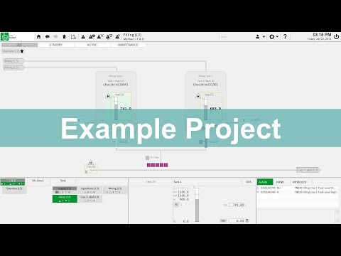 Situational Awareness Example Project in Citect SCADA 2018 - SCADA Software Videos