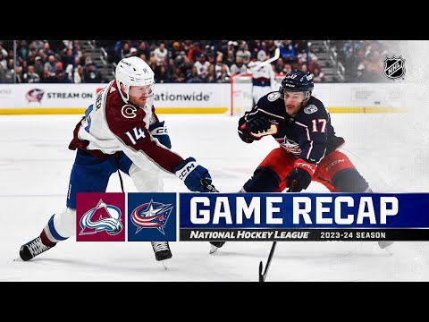 Colorado Avalanche vs Columbus Blue Jackets | April 01, 2024 | Game Highlights | NHL Regular Season