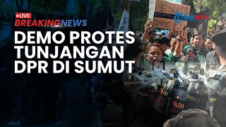 BREAKING NEWS: Demo Mahasiswa di Kantor DPRD Sumut Memanas, Bawa Kotak Isi Bangkai Tikus