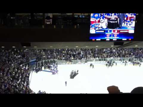 NY Rangers accept Prince of Wales trophy, May 2014