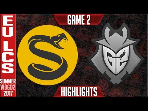 Splyce vs G2 Esports Highlights Game 2 - Week 6 EU LCS Summer 2017 - SPY vs G2
