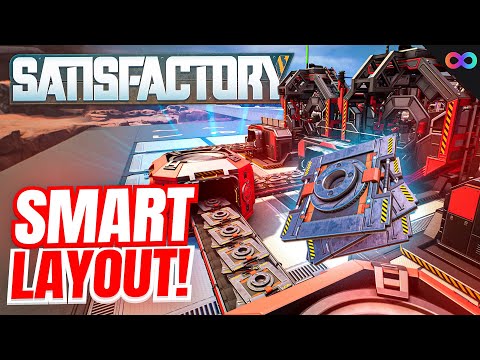 Satisfactory - The ONLY Smart Plating Layout You NEED! (Update 8 Guide)