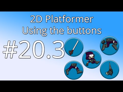 20.3: Unity 5 tutorial for beginners: 2D Platformer - Using the buttons