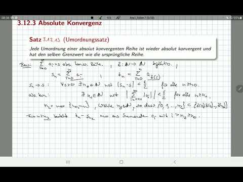 27 Absolute Konvergenz