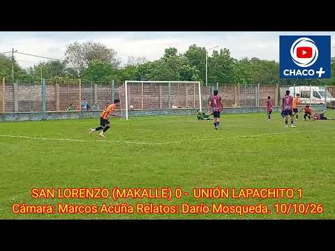 Gol del triunfo de Unión Lapachito 1 a 0 ante San Lorenzo de Makalle. 10/10/26