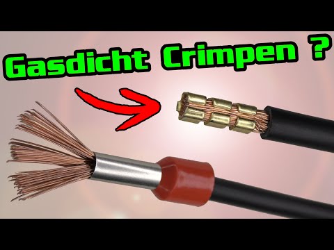 Aderendhülsen Crimpen ! Anleitung