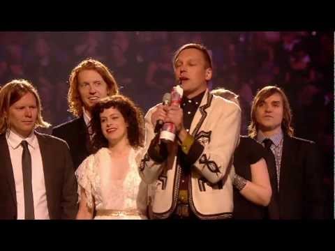 Arcade Fire win International Album presented by Boris Becker | BRIT Awards 2011