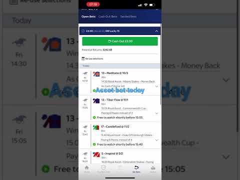 ASCOT BET LUCKY 15 17/6/22