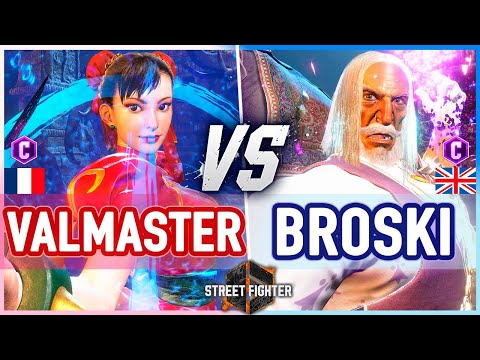 SF6 🔥 Valmaster (Chun-Li) vs Broski (JP) 🔥 Street Fighter 6