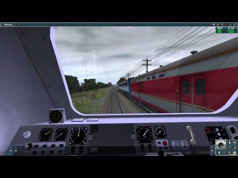 Trainz 12 - Passing an other train
