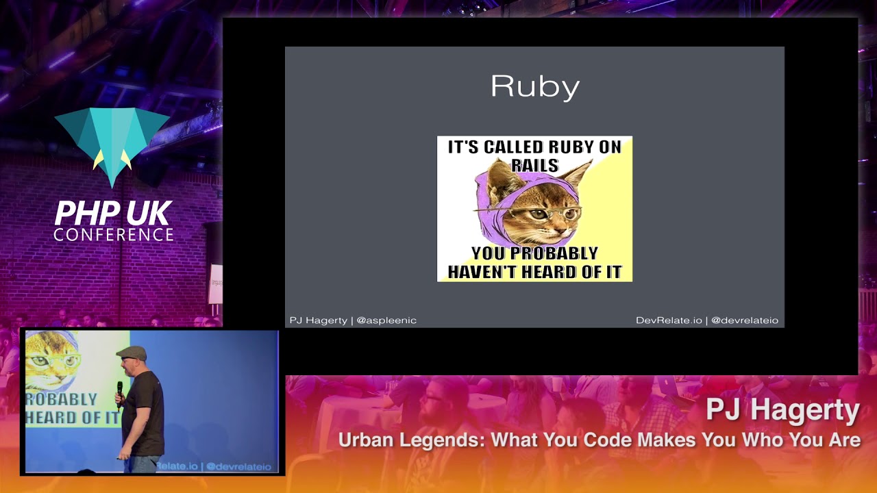 PHP UK Conference  2018 - PJ Hagerty - Urban Legends: What You Code Makes You Who You Are
