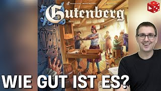 Gutenberg - Regeln im Überblick & meine persönlichen Einordnung des Spiels