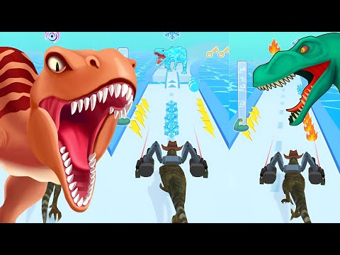 Dino Evolution Run 3D MAX Level Gameplay