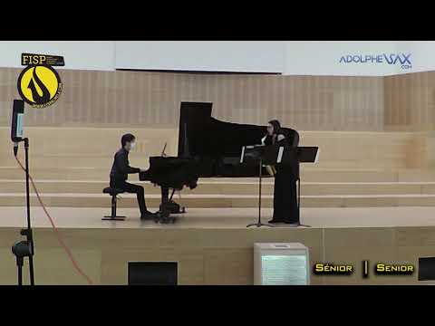 FISP21 SENIOR   Maria Cuenca plays Sonata by William Albright SPAIN
