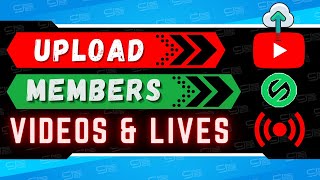 How To Upload ⬆️ Members Only Videos, Live Streams, Live Chat On YouTube