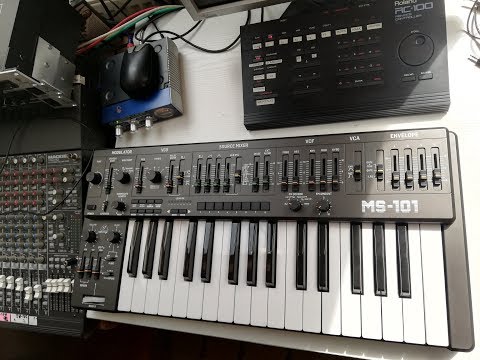 Behringer MS-101 Black Unboxing Black!!!