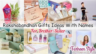 Rakshabandhan Gifts Ideas for Sister/brother with names/New Rakhi gifts for sister 2024/rakhi gifts