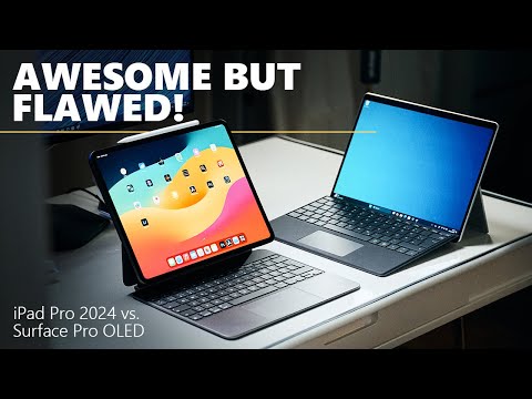 iPad Pro 2024  vs. Microsoft Surface Pro 2024 - battle of the OLED super tablets!