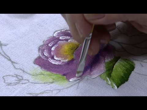 Mulher.com 03/06/2014 - Pintura Tecido Rosa por Beth Matteelli - Parte 2