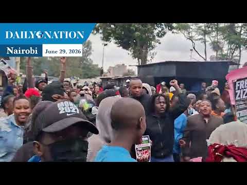 Residents of Kiamaiko protest against alleged abduction of two Mathare youths during Gen Z protests