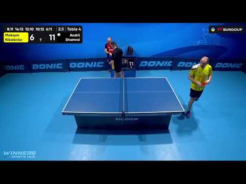 09:30 Maksym Nikolenko - Andrii Shamrai 11.09.2023 TT Euro.Cup Ukraine Star.  TABLE 4