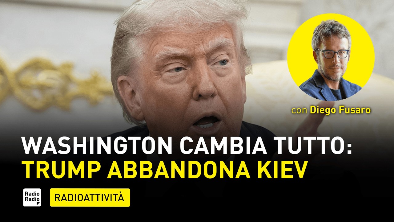 Il dado è tratto, Donald Trump abbandona Kiev
