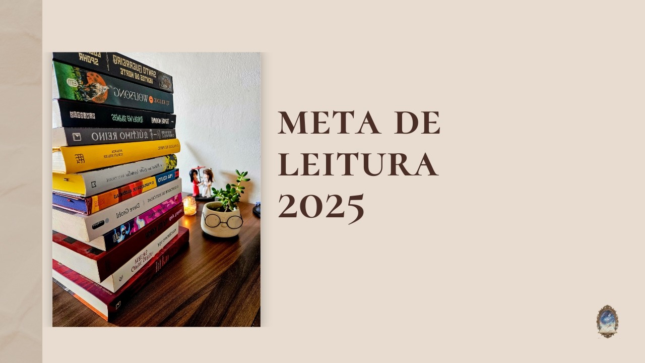 Meta de leitura - 12 livros para 2025