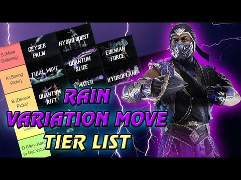 Ranking Every Rain Variation Move! MK11 TIER LIST