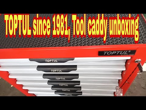 TOPTUL SINCE 1981| Tool caddy unboxing