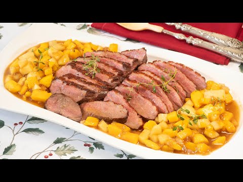 Duck Breast with Apple and Mango | Easy and Delicious Recipe