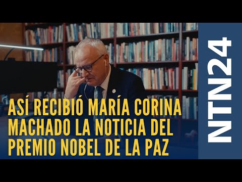 Emotiva llamada: así recibió María Corina Machado la noticia del Premio Nobel de la Paz 2025